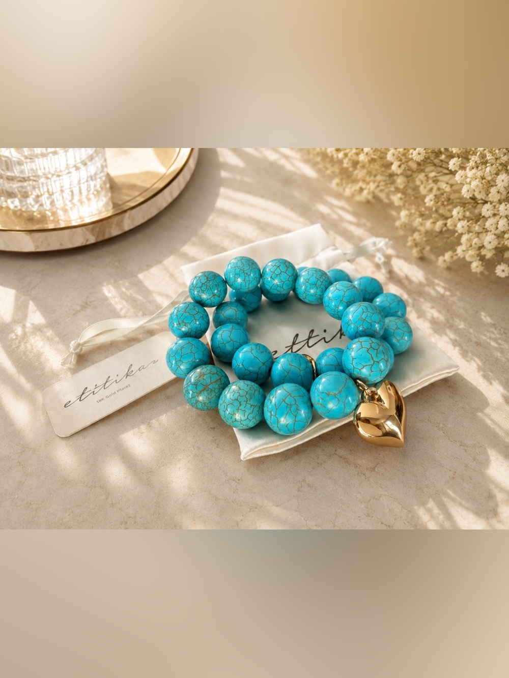 Ettika Luck & Love Turquoise Bracelet Set – NWT